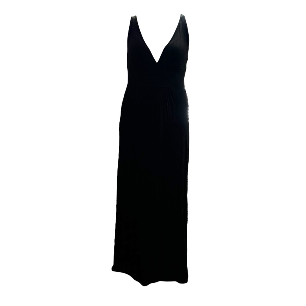 Loveappella Black Maxi Dress, Waistband Provides Slimming Effect, Soo Soft!